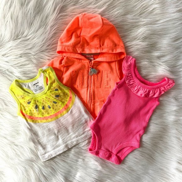 Carter's Other - Carter's Baby Girls Summer Brights Bundle 3M